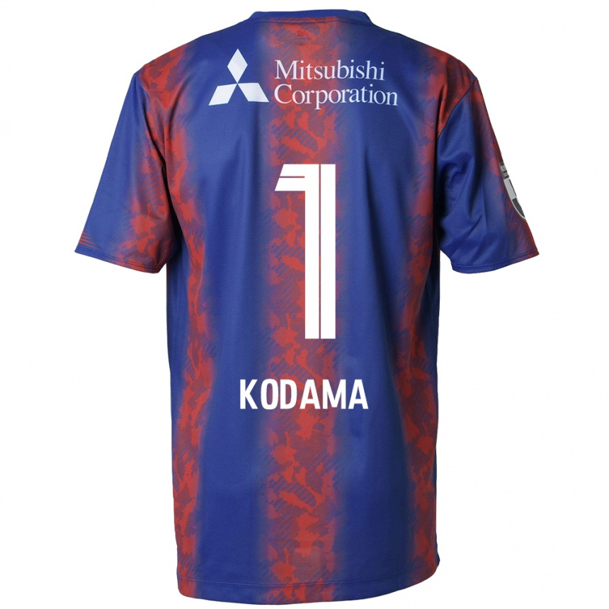 Homme Football Maillot Tsuyoshi Kodama #1 Bleu Rouge Tenues Domicile 2024/25