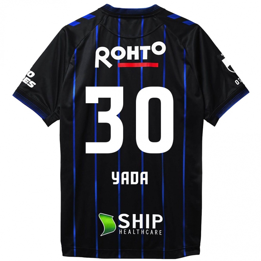 Homme Football Maillot Yukito Yada #30 Noir Bleu Tenues Domicile 2024/25