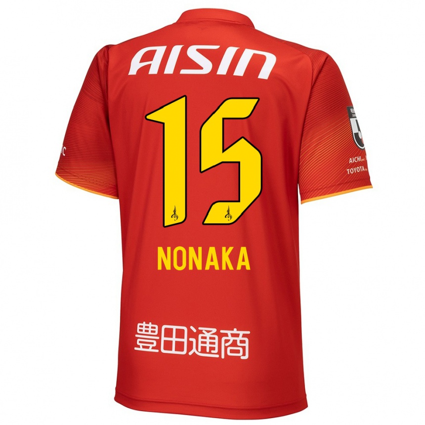 Homme Football Maillot Yugo Nonaka #15 Rouge Blanc Jaune Tenues Domicile 2024/25