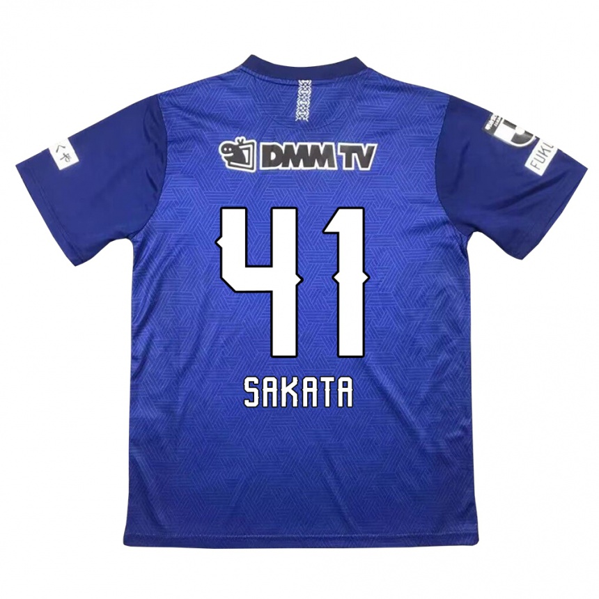 Homme Football Maillot Daiki Sakata #41 Bleu Foncé Tenues Domicile 2024/25