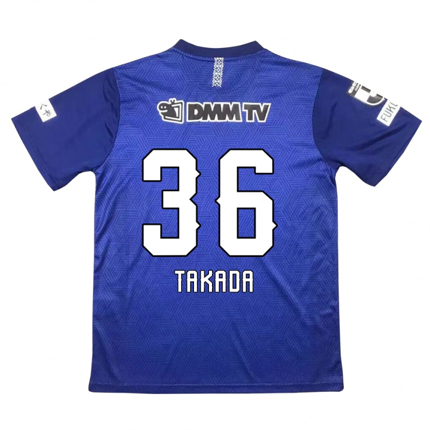 Homme Football Maillot Seiya Takada #36 Bleu Foncé Tenues Domicile 2024/25