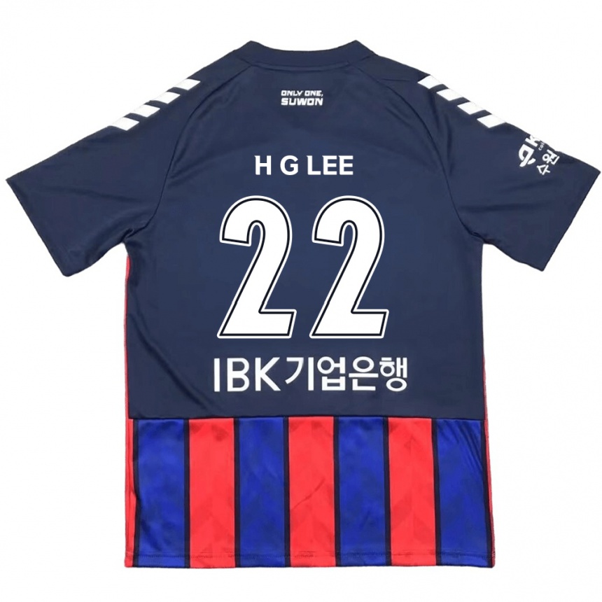 Homme Football Maillot Gwang-Hyeok Lee #22 Bleu Rouge Tenues Domicile 2024/25