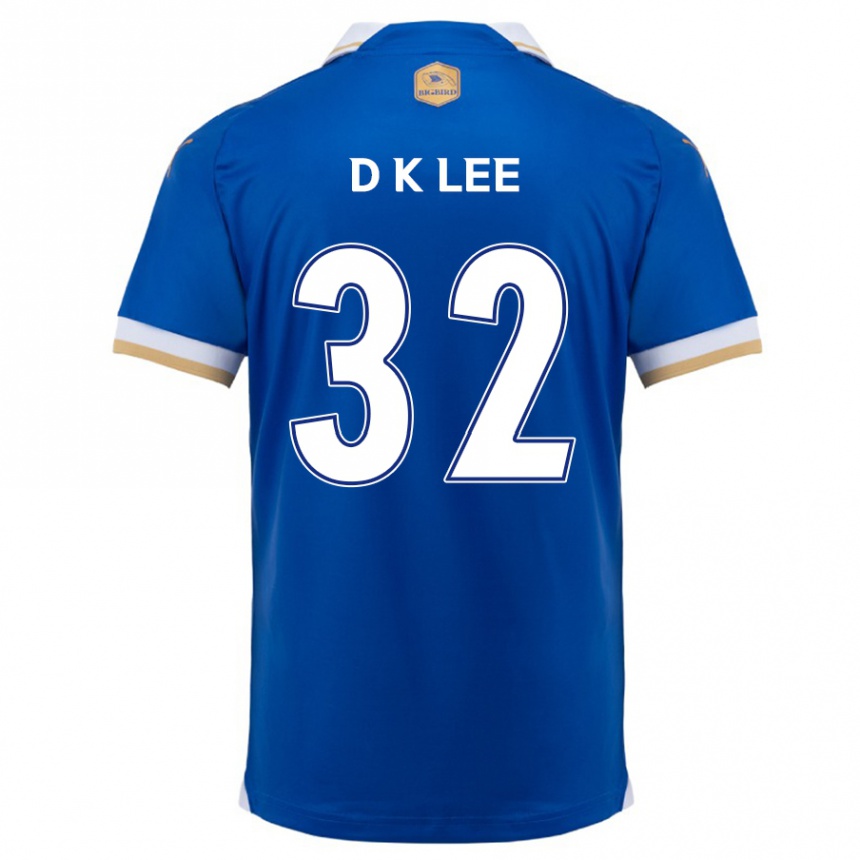 Homme Football Maillot Kyu-Dong Lee #32 Bleu Blanc Tenues Domicile 2024/25