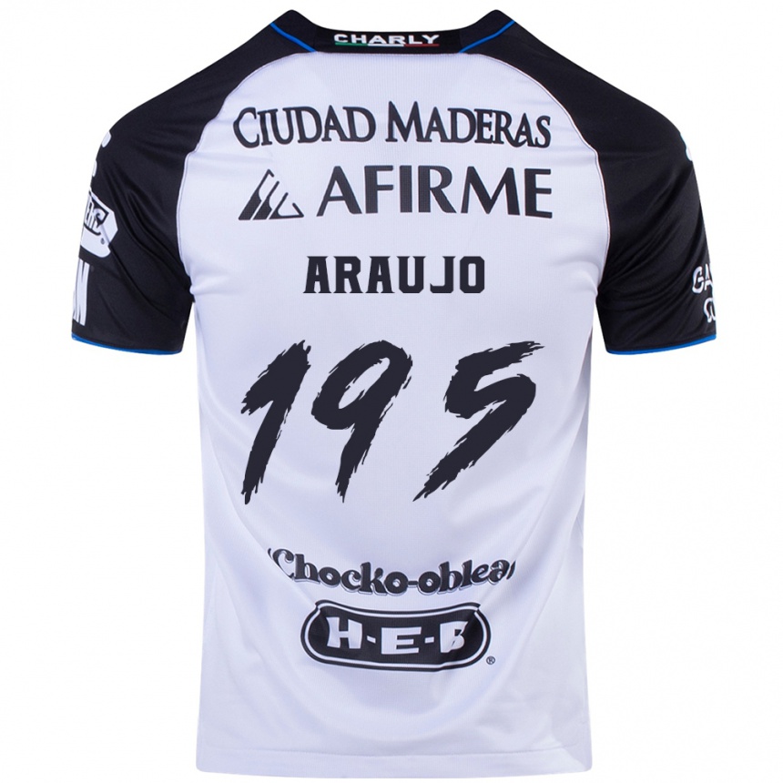 Homme Football Maillot Diego Araujo #195 Noir Bleu Tenues Domicile 2024/25