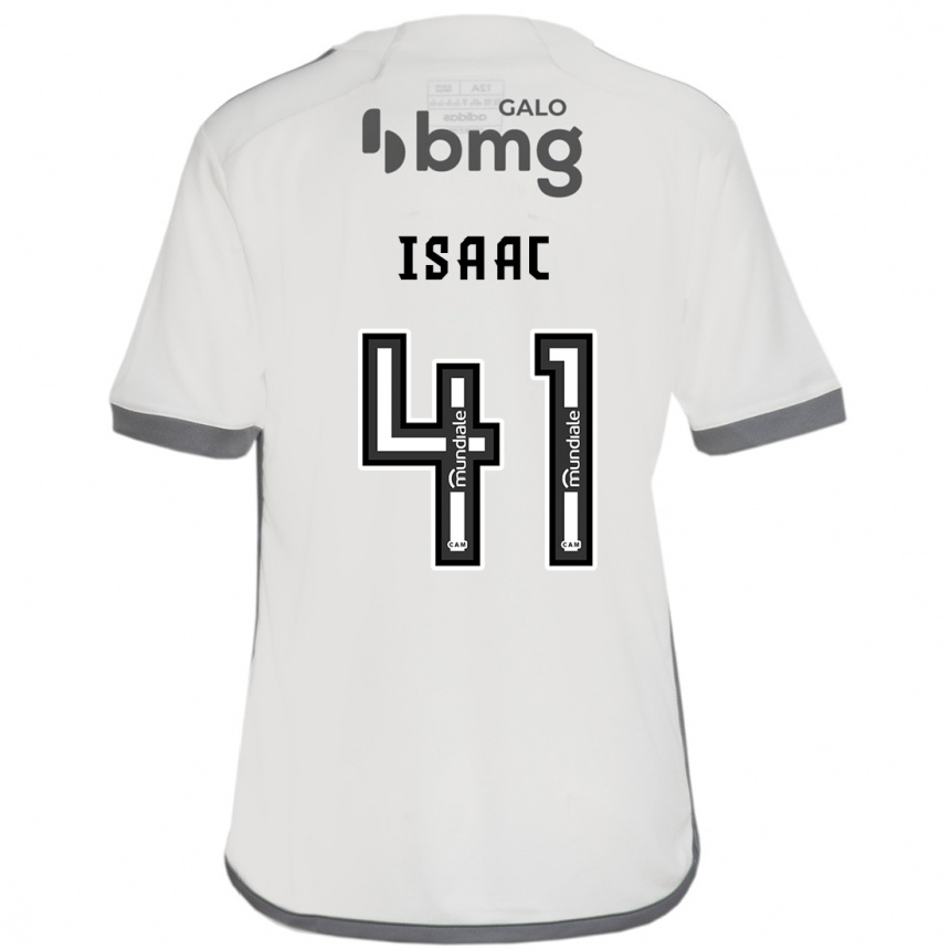 Homme Football Maillot Isaac #41 Blanc Cassé Tenues Extérieur 2024/25