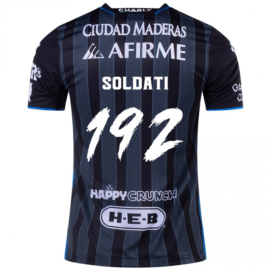 Homme Football Maillot Carlo Soldati #192 Blanc Noir Tenues Extérieur 2024/25