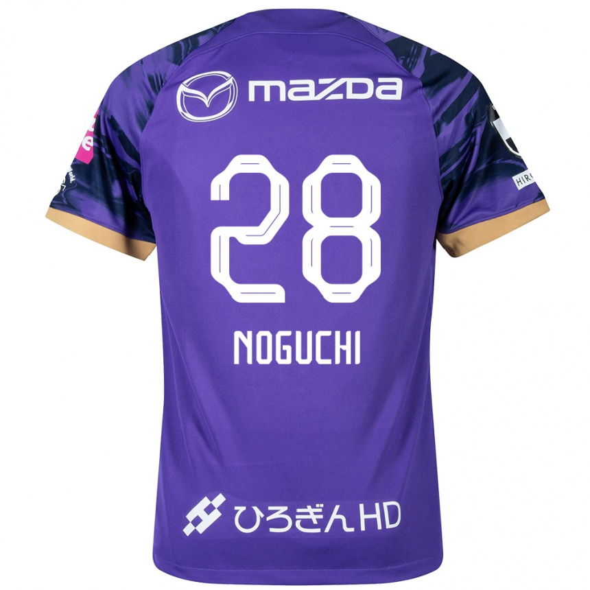 Femme Football Maillot Rento Noguchi #28 Blanc Violet Tenues Domicile 2024/25