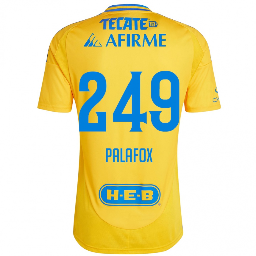 Femme Football Maillot José Palafox #249 Or Jaune Tenues Domicile 2024/25