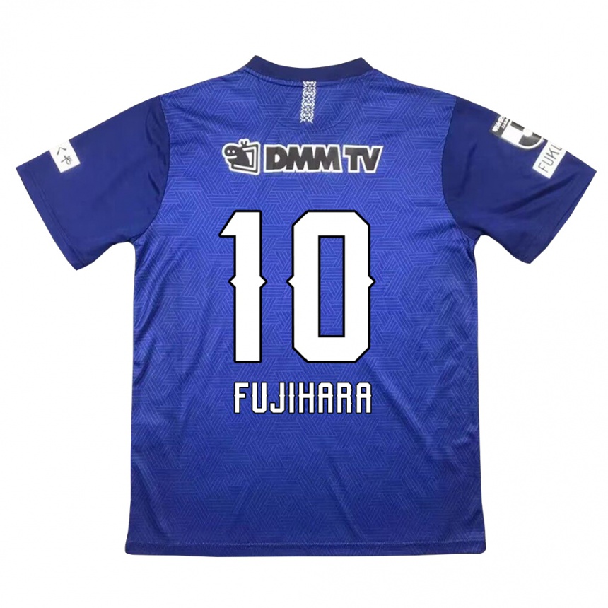 Femme Football Maillot Naoatsu Fujihara #10 Bleu Foncé Tenues Domicile 2024/25