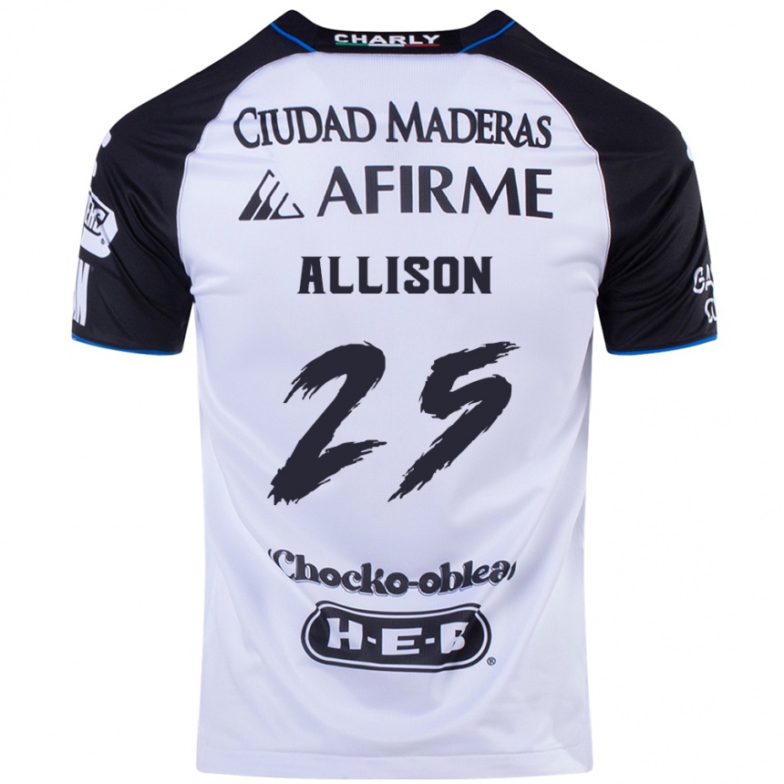 Femme Football Maillot Guillermo Allison #25 Noir Bleu Tenues Domicile 2024/25