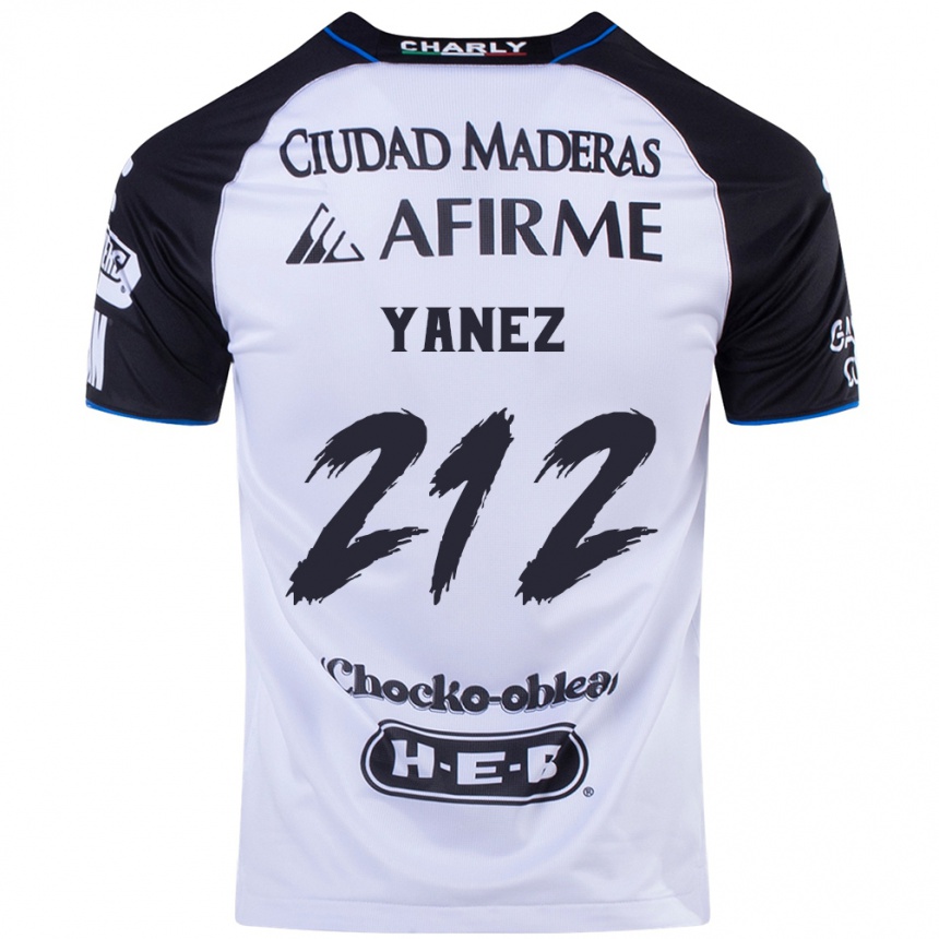 Femme Football Maillot Sebastián Yánez #212 Noir Bleu Tenues Domicile 2024/25