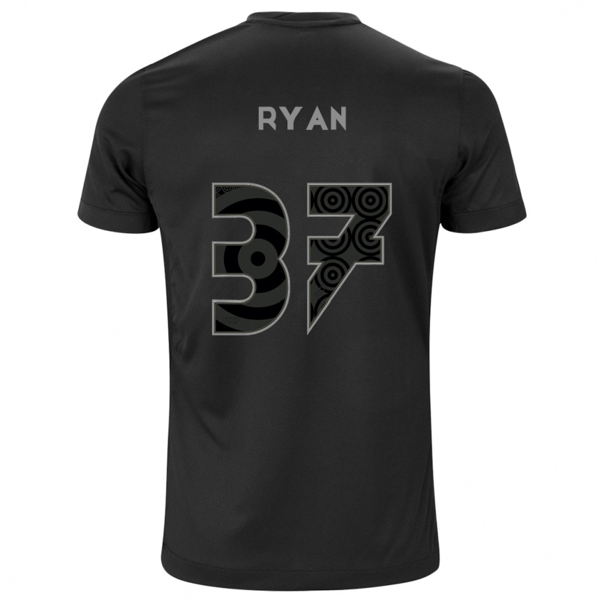 Femme Football Maillot Ryan #37 Noir Tenues Extérieur 2024/25