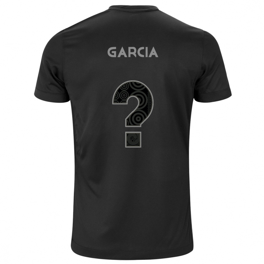 Femme Football Maillot Jhonatan Garcia #0 Noir Tenues Extérieur 2024/25