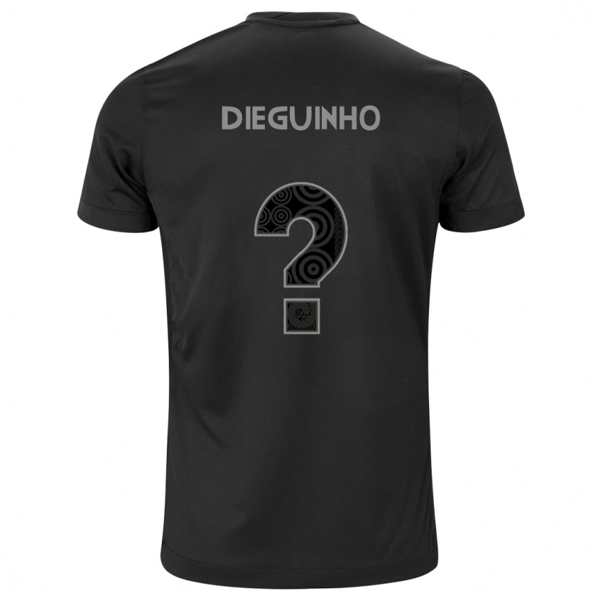 Femme Football Maillot Dieguinho #0 Noir Tenues Extérieur 2024/25