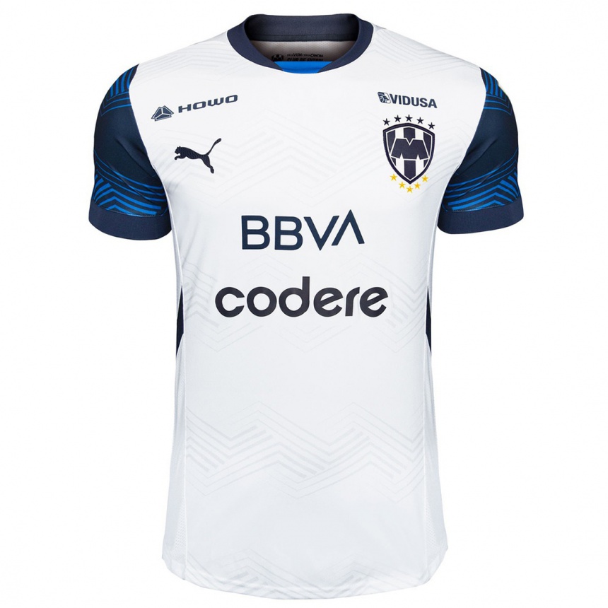 Femme Football Maillot Fabián Ramírez #291 Blanc Bleu Tenues Extérieur 2024/25