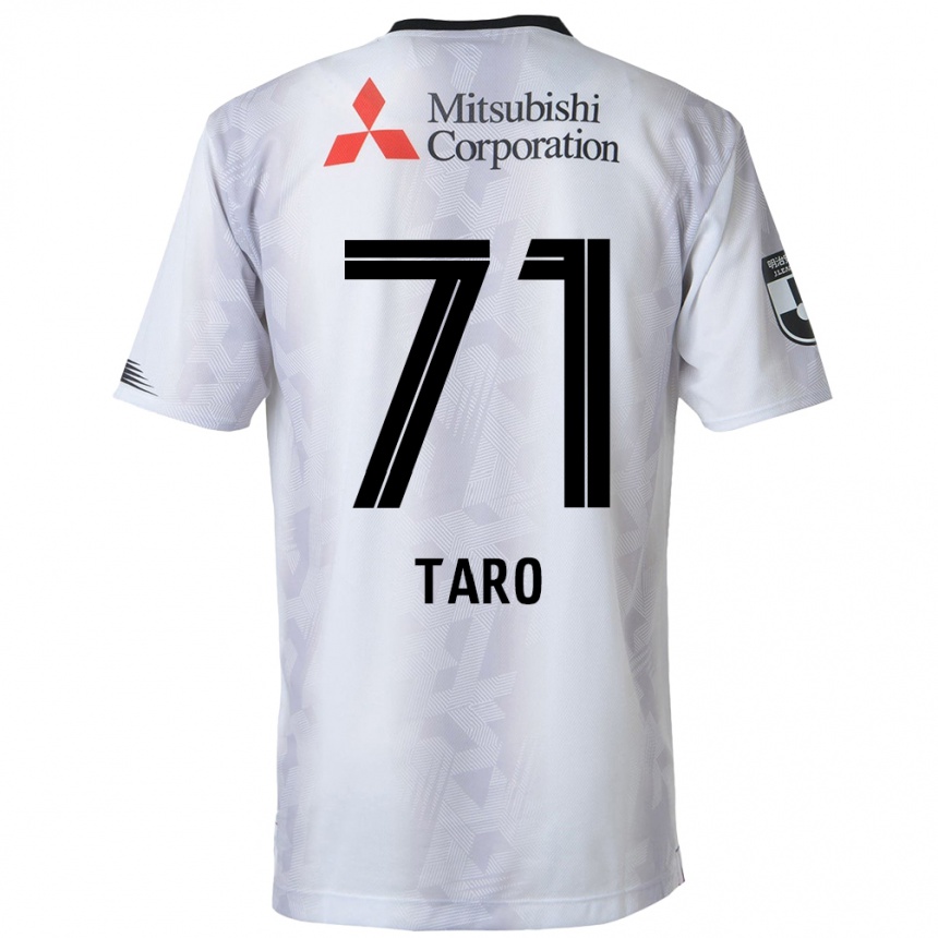 Femme Football Maillot Ryotaro Araki #71 Blanc Noir Tenues Extérieur 2024/25