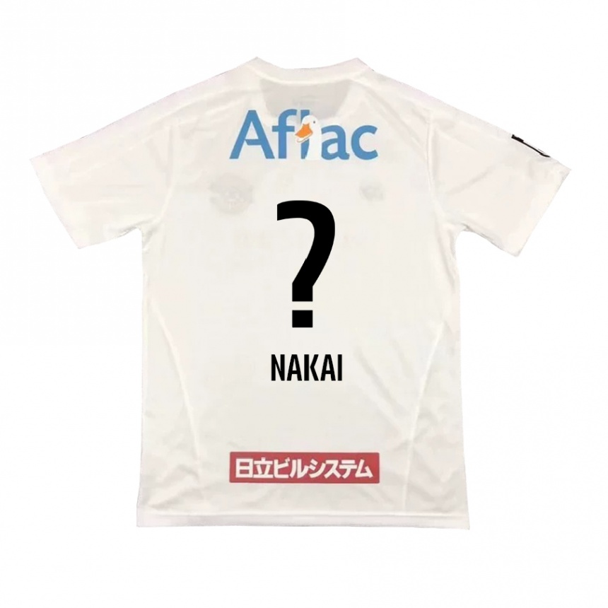 Femme Football Maillot Yamato Nakai #0 Blanc Noir Tenues Extérieur 2024/25