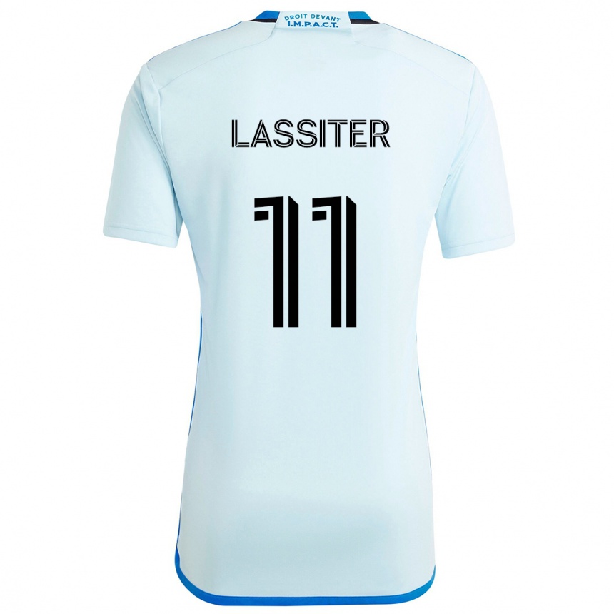 Femme Football Maillot Ariel Lassiter #11 Glace Bleue Tenues Extérieur 2024/25