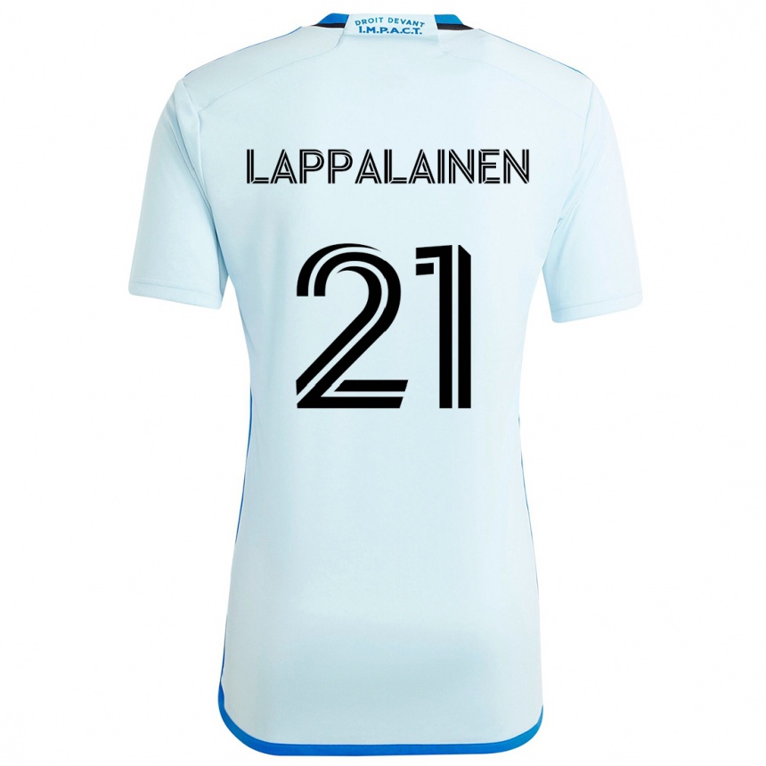 Femme Football Maillot Lassi Lappalainen #21 Glace Bleue Tenues Extérieur 2024/25