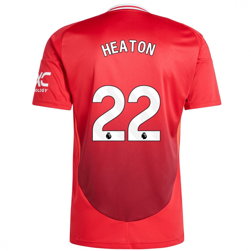 Enfant Football Maillot Tom Heaton #22 Rouge Vif Tenues Domicile 2024/25