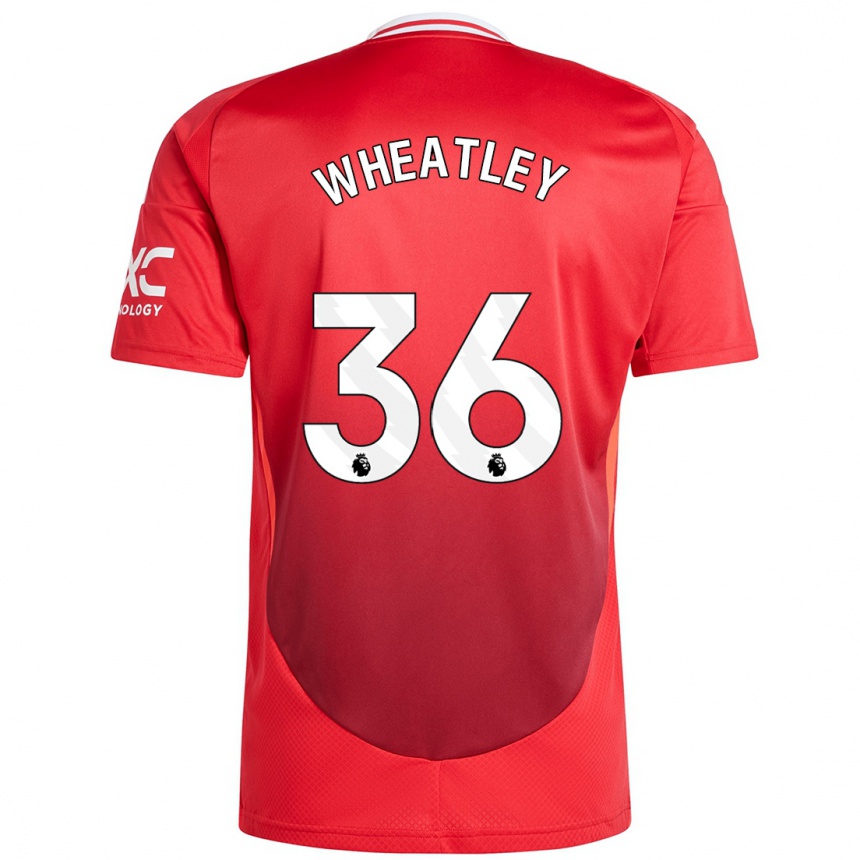 Enfant Football Maillot Ethan Wheatley #36 Rouge Vif Tenues Domicile 2024/25