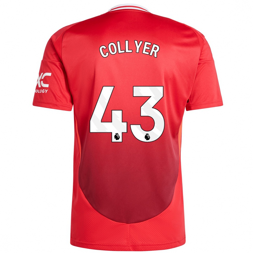 Enfant Football Maillot Toby Collyer #43 Rouge Vif Tenues Domicile 2024/25