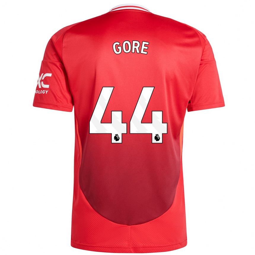 Enfant Football Maillot Daniel Gore #44 Rouge Vif Tenues Domicile 2024/25