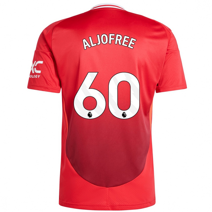 Enfant Football Maillot Sonny Aljofree #60 Rouge Vif Tenues Domicile 2024/25