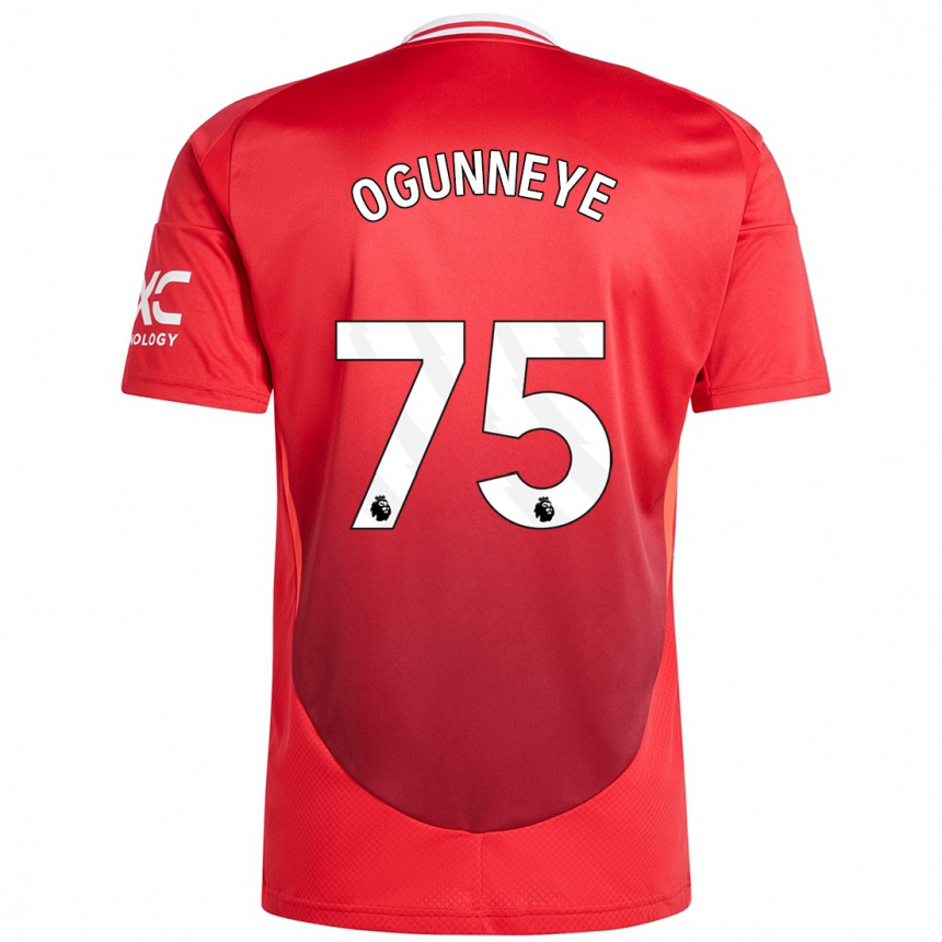 Enfant Football Maillot Habeeb Ogunneye #75 Rouge Vif Tenues Domicile 2024/25