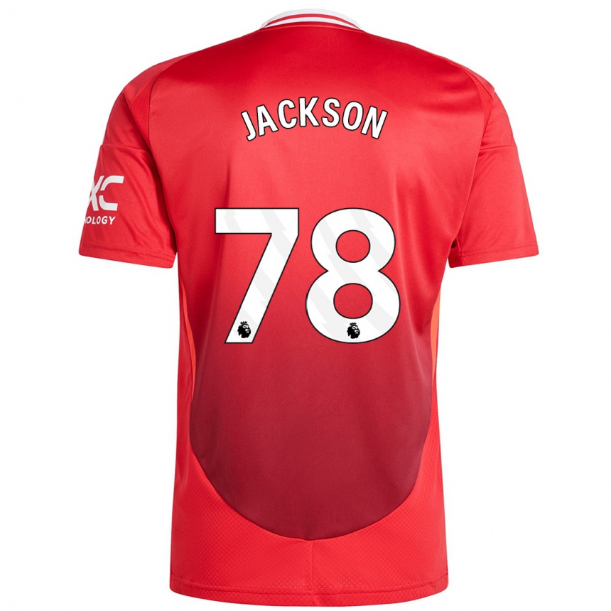 Enfant Football Maillot Louis Jackson #78 Rouge Vif Tenues Domicile 2024/25