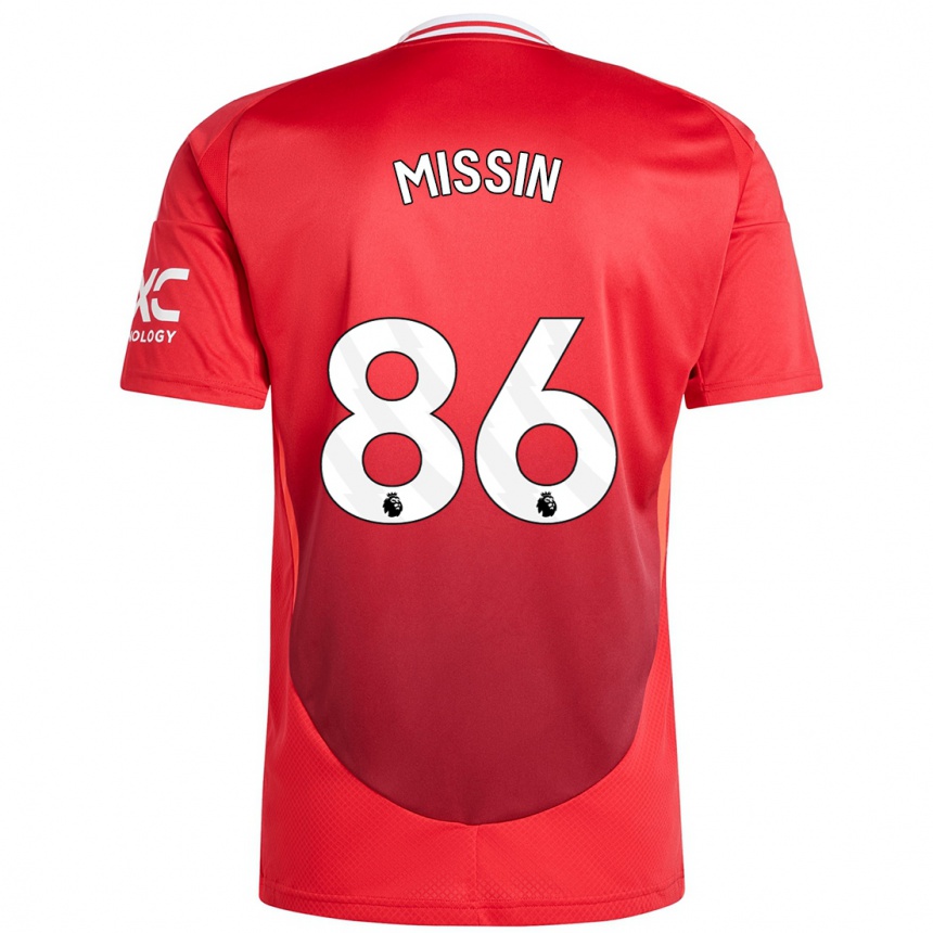 Enfant Football Maillot Ashton Missin #86 Rouge Vif Tenues Domicile 2024/25