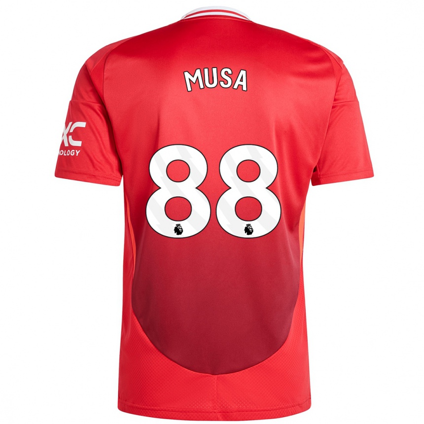 Enfant Football Maillot Victor Musa #88 Rouge Vif Tenues Domicile 2024/25