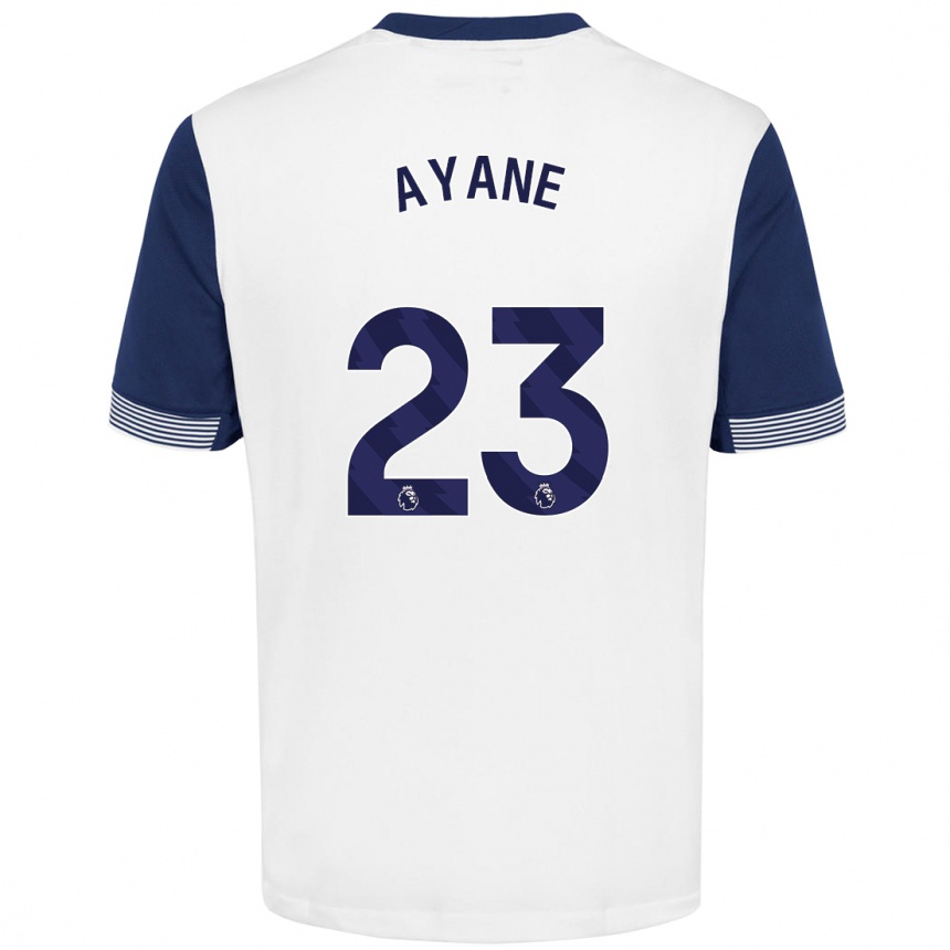 Enfant Football Maillot Rosella Ayane #23 Blanc Bleu Tenues Domicile 2024/25