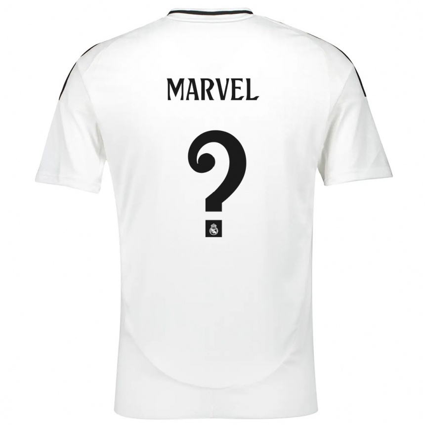 Enfant Football Maillot Marvel #0 Blanc Tenues Domicile 2024/25