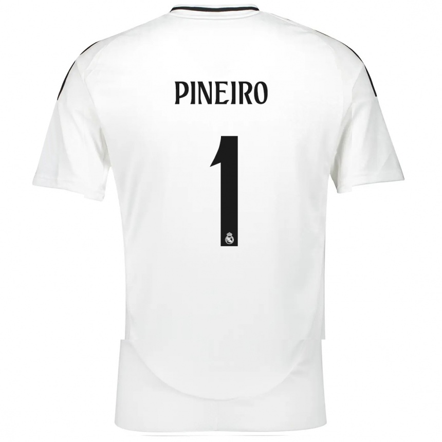 Enfant Football Maillot Diego Pineiro #1 Blanc Tenues Domicile 2024/25