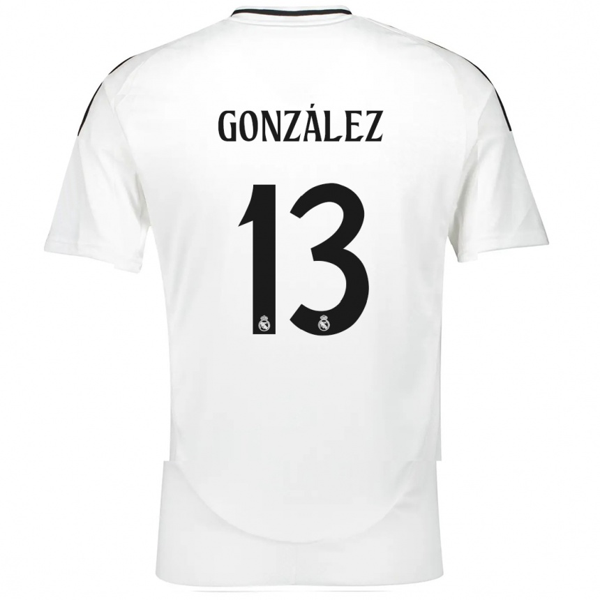 Enfant Football Maillot Fran González #13 Blanc Tenues Domicile 2024/25