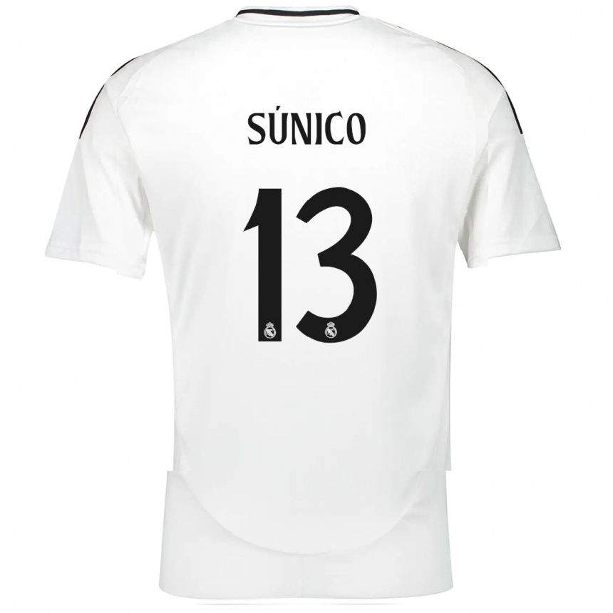 Enfant Football Maillot Guille Súnico #13 Blanc Tenues Domicile 2024/25