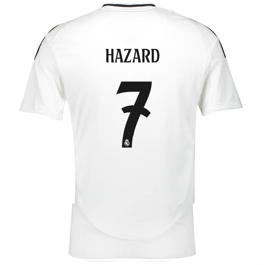 Enfant Football Maillot Eden Hazard #7 Blanc Tenues Domicile 2024/25