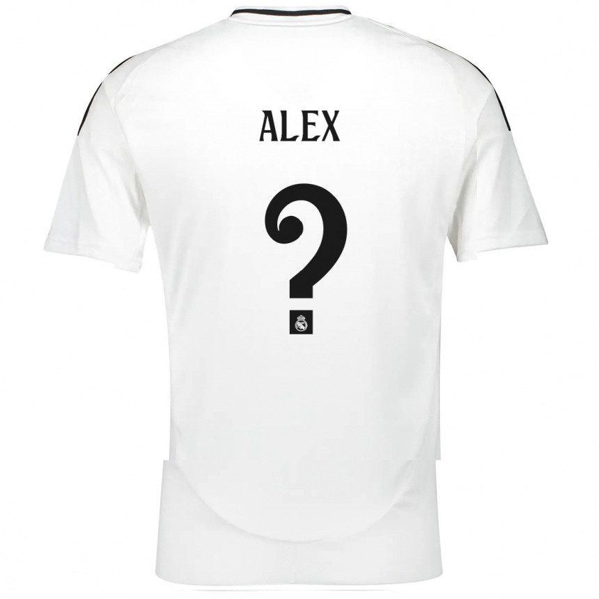 Enfant Football Maillot Alex Sanchez #0 Blanc Tenues Domicile 2024/25