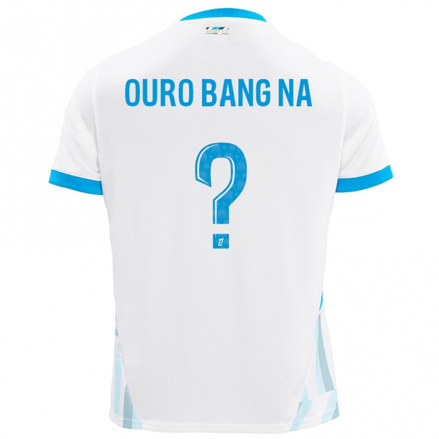 Enfant Football Maillot Rayan Ouro Bang Na #0 Blanc Bleu Ciel Tenues Domicile 2024/25