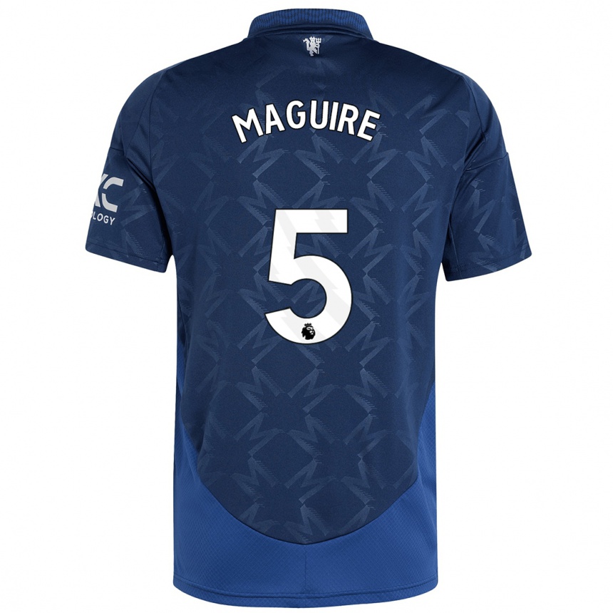 Enfant Football Maillot Harry Maguire #5 Indigo Tenues Extérieur 2024/25