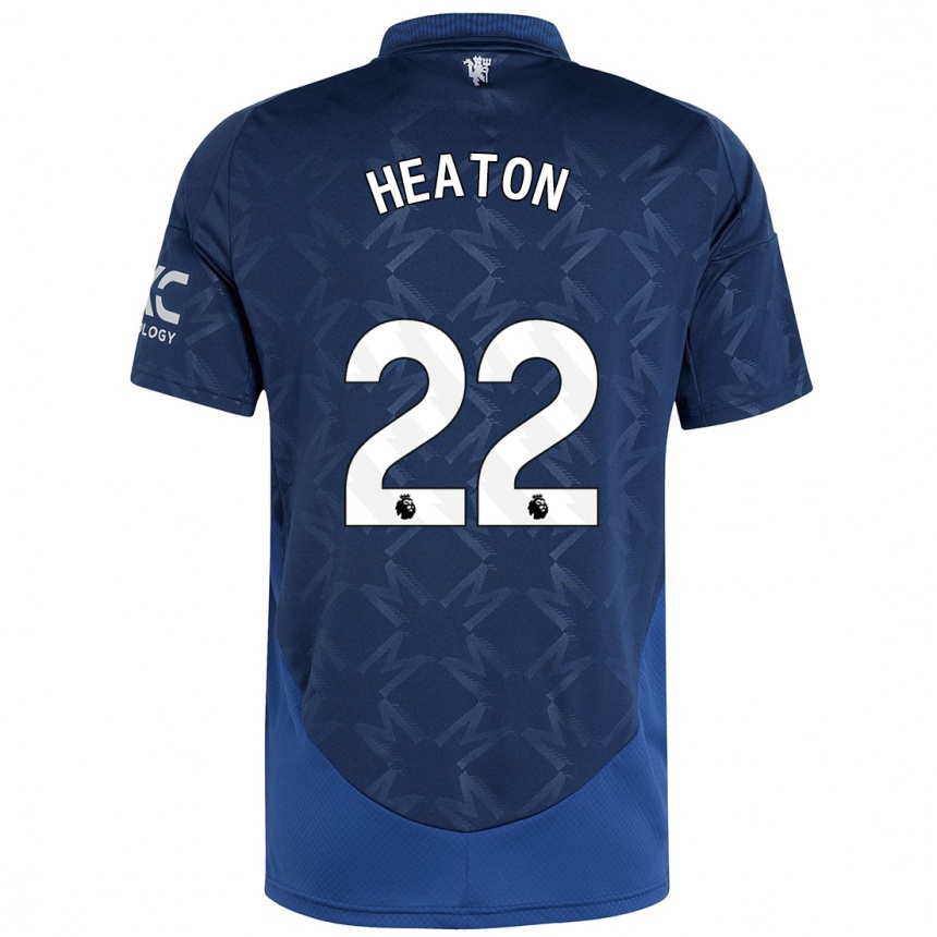 Enfant Football Maillot Tom Heaton #22 Indigo Tenues Extérieur 2024/25