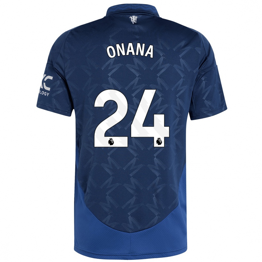 Enfant Football Maillot Andre Onana #24 Indigo Tenues Extérieur 2024/25