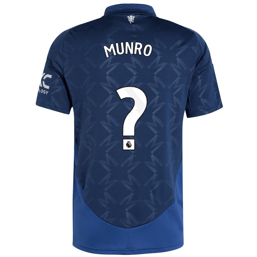 Enfant Football Maillot Reece Munro #0 Indigo Tenues Extérieur 2024/25