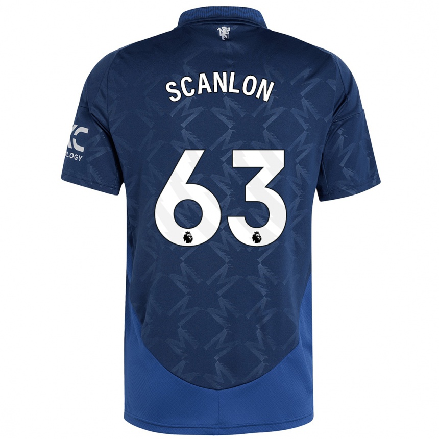 Enfant Football Maillot James Scanlon #63 Indigo Tenues Extérieur 2024/25