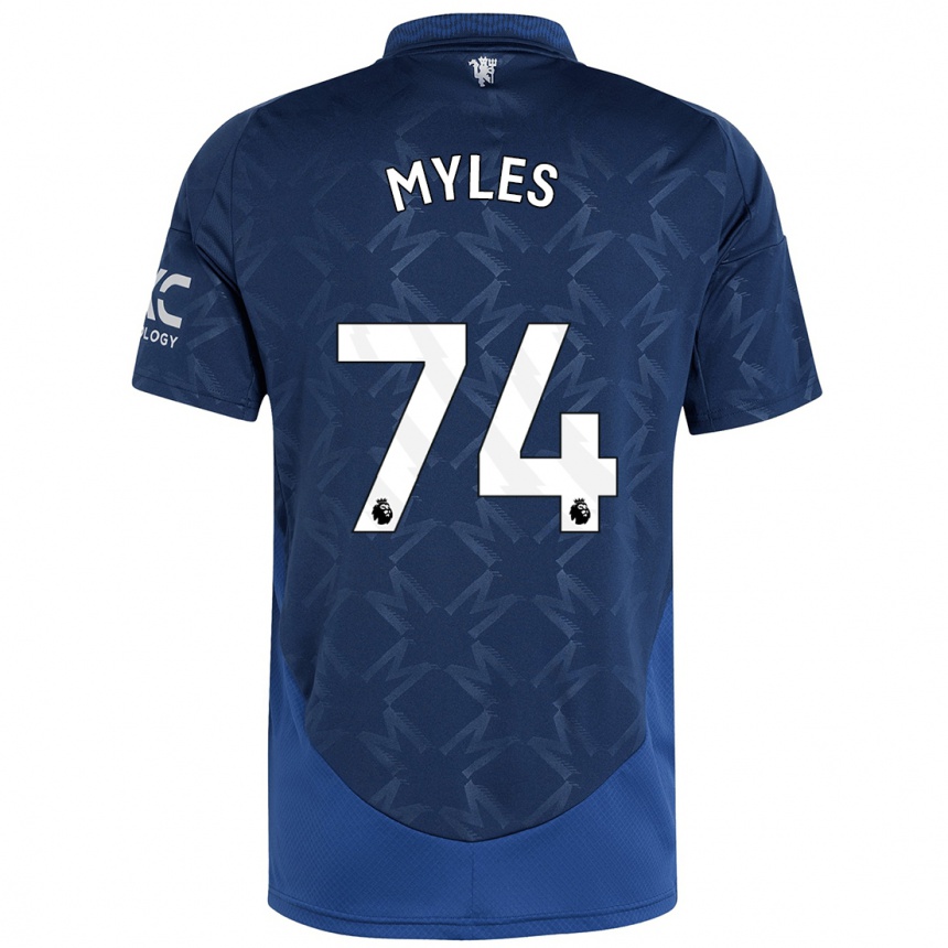 Enfant Football Maillot Tom Myles #74 Indigo Tenues Extérieur 2024/25