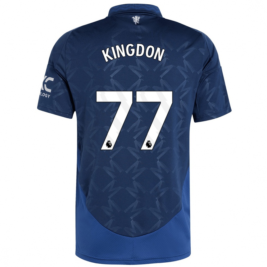 Enfant Football Maillot Jack Kingdon #77 Indigo Tenues Extérieur 2024/25