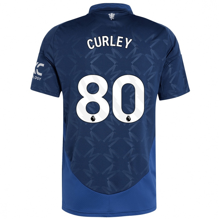 Enfant Football Maillot Ruben Curley #80 Indigo Tenues Extérieur 2024/25