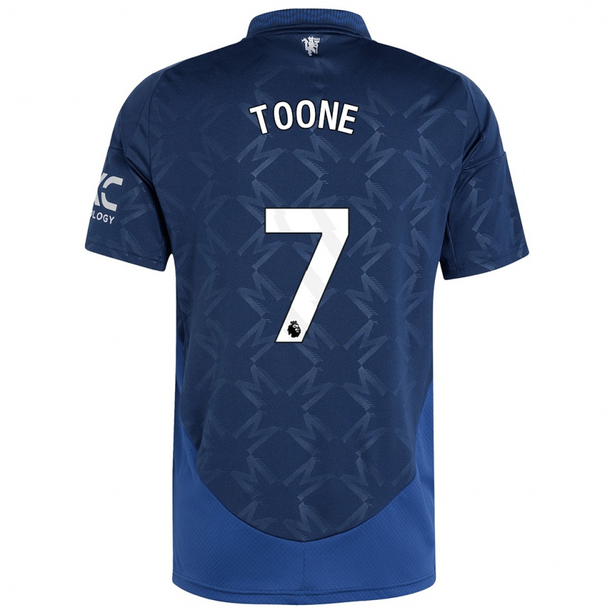 Enfant Football Maillot Ella Toone #7 Indigo Tenues Extérieur 2024/25