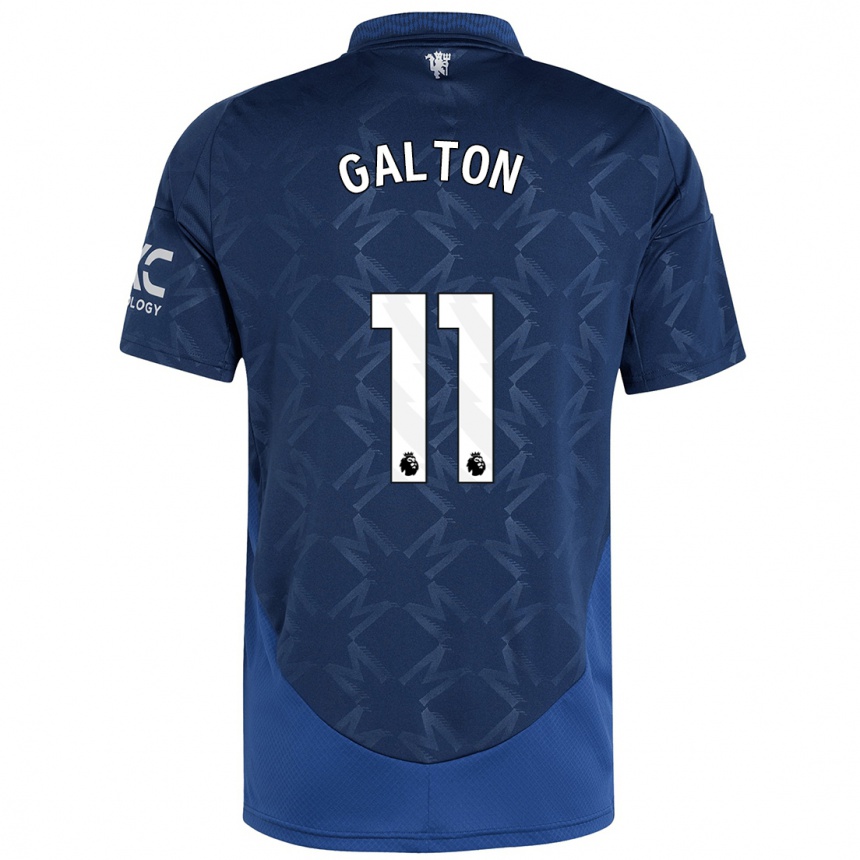 Enfant Football Maillot Leah Galton #11 Indigo Tenues Extérieur 2024/25